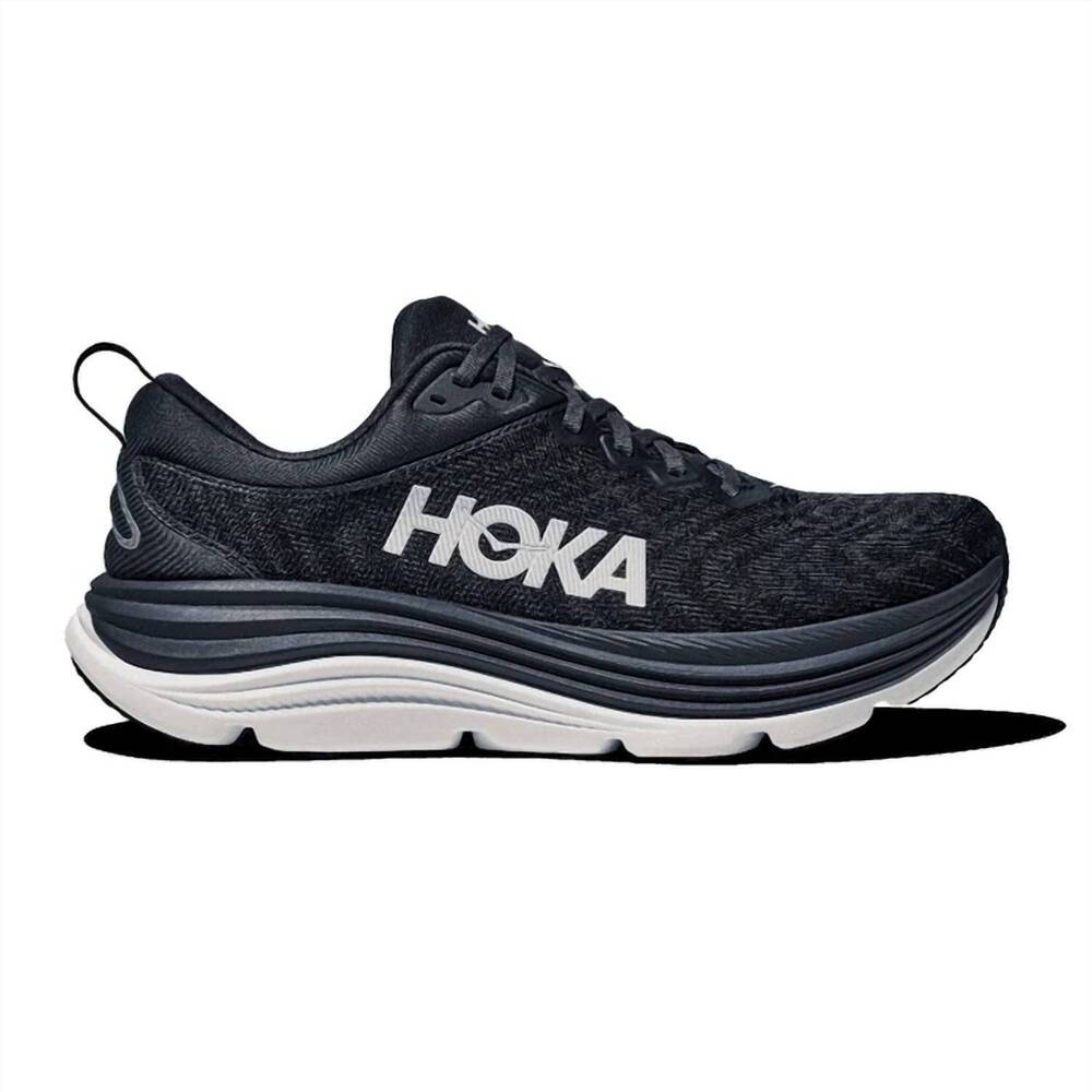 NEW HOKA men's gaviota 5 running shoes in varsity navy/white